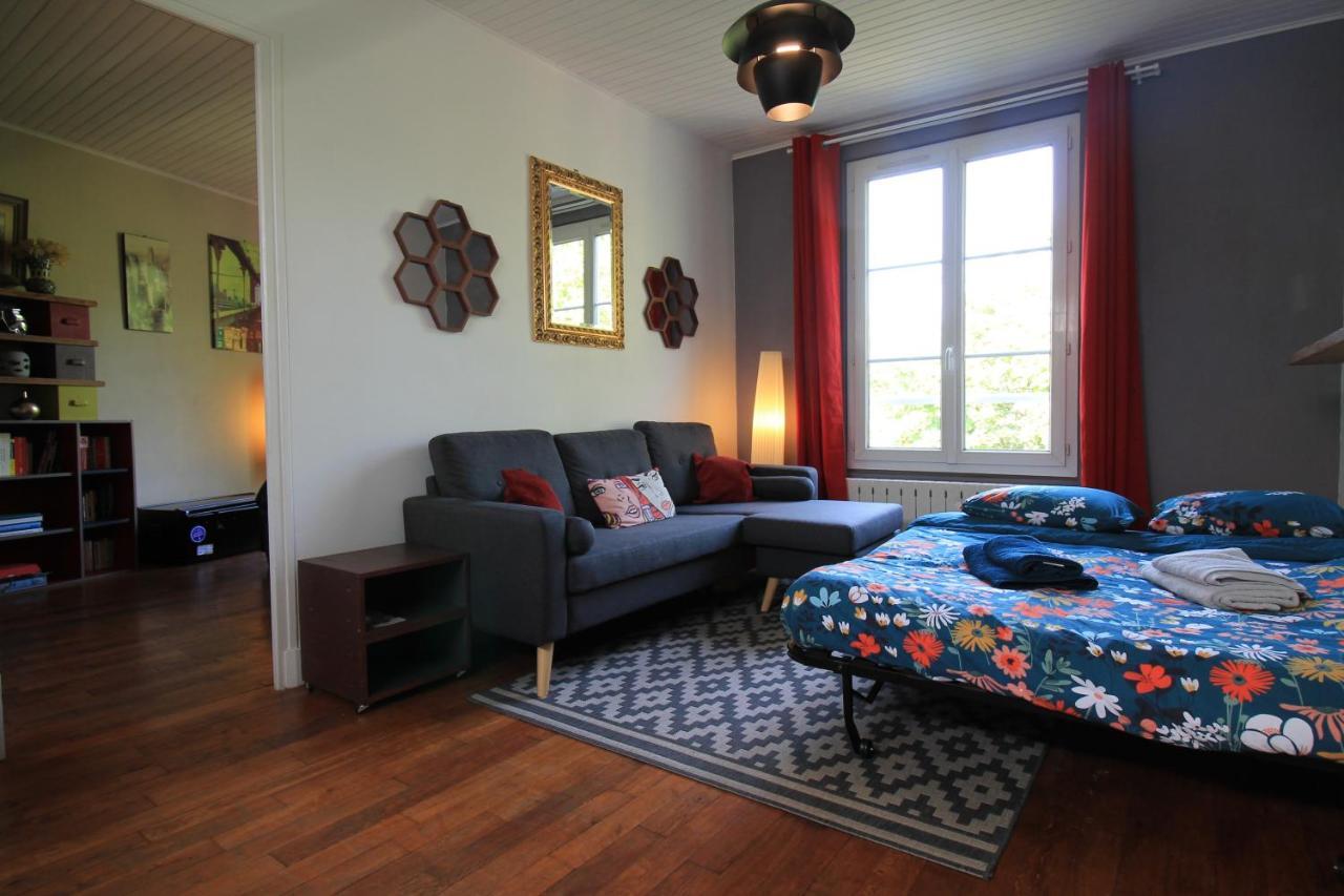 Disponible - Appartement Entier - Ligne H 15Mn Paris-Gare Du Nord, Parking Rue Gratuit, 4 Pers, Station De Train En Face Toutes Les 15Mn, Hippodrome, Cdfas, Universite, Borne Electrique, 1Er Etage Eaubonne Extérieur photo
